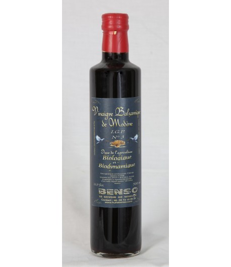 Vinaigre balsamique de modène biologique 500 ml Vinaigre balsamique de modène biologique 500 ml