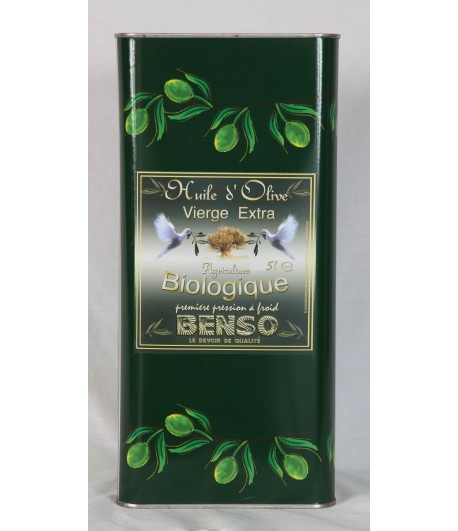 Huile d'olive biologique 5 lit Huile d'olive biologique 5 lit