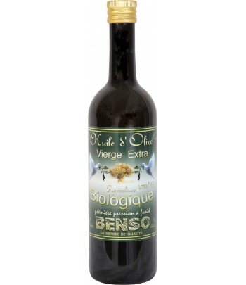 Huile d'olive biologique Benso - 75 cl
