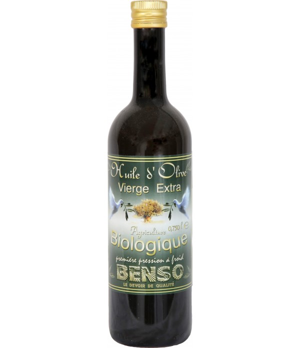 Benso Organic Olive Oil - 75 cl