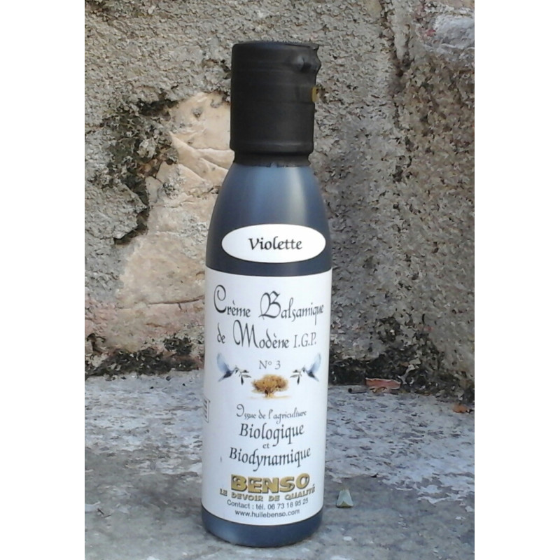Violet - Organic and bio-dynamic balsamic cream, with violet 150 ml