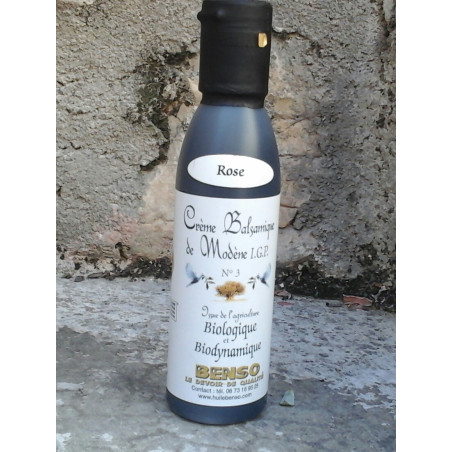 Crème balsamique bio à la rose