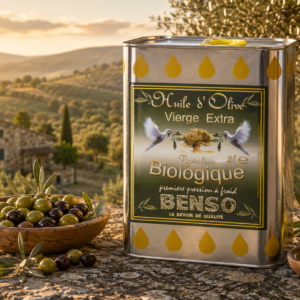 2L-Extra-Virgin-Organic-Olive-Oil Huile d'olive biologique vierge extra - fruitée douce - grand format 2 litres