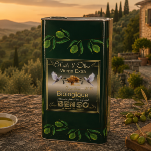 5L-Extra-Virgin-Organic-Olive-Oil Huile d’olive biologique vierge extra - fruitée ardente – maxi format 5 litres