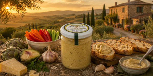 Artichoke-Cream-Garlic-200g Crème d'artichaut à l'ail - 200g