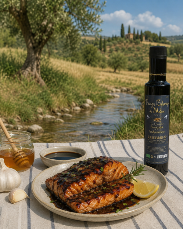 Balsamic-Vinegar-Salmon Vinaigre balsamique de Modène biologique - 3 ans d'age - 250 ml