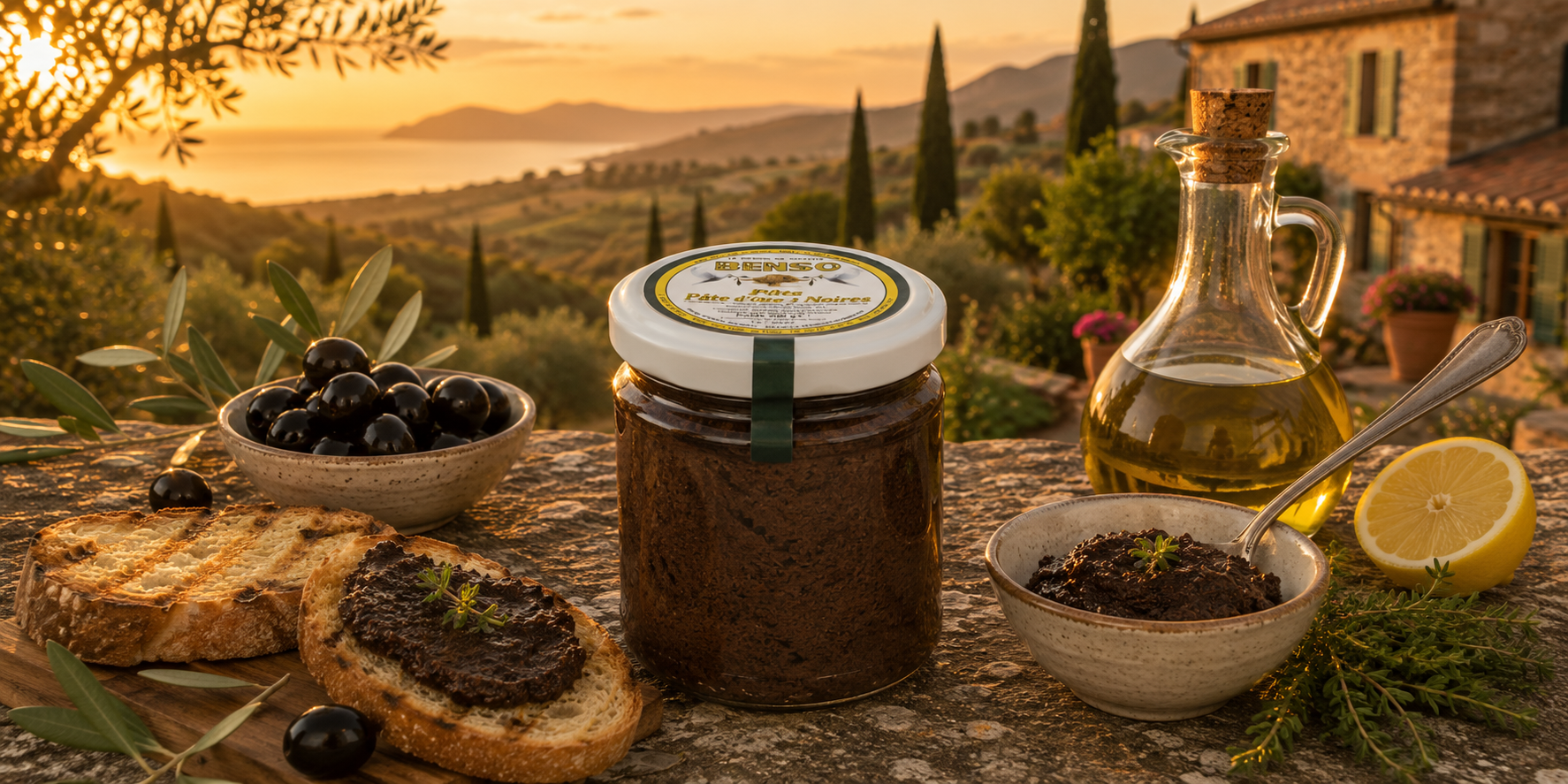 Black-Olives-Paste-200g Pâte d'Olives Noires - 200g