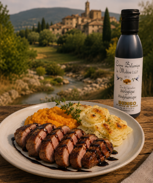Creme-Balsamique-Roasted-Duck-Breast Crème balsamique biologique et bio-dynamique nature - 150 ml