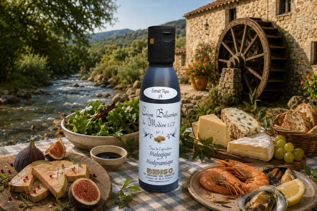 Crème balsamique biologique et bio-dynamique aux figues - 150 ml