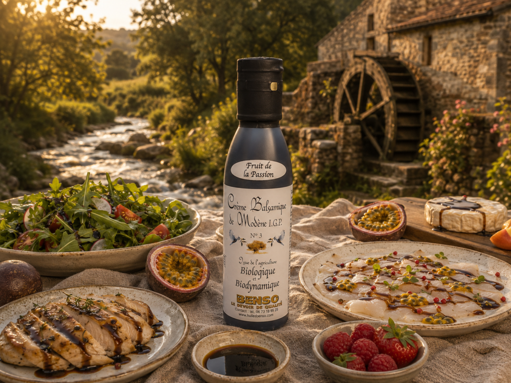 Crème balsamique biodynamique aux fruits de la passion - 150 ml