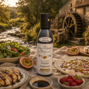 Passion-Fruit-Organic-Biodynamic-Balsamic-Cream-150ml Crème balsamique biodynamique aux fruits de la passion - 150 ml