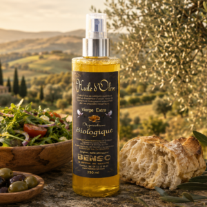 Spray d'huile d'olive biologique vierge extra -fruitée ardente - bouteille 250ml
