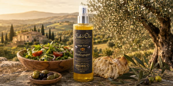 Spray d'huile d'olive biologique vierge extra -fruitée ardente - bouteille 250ml