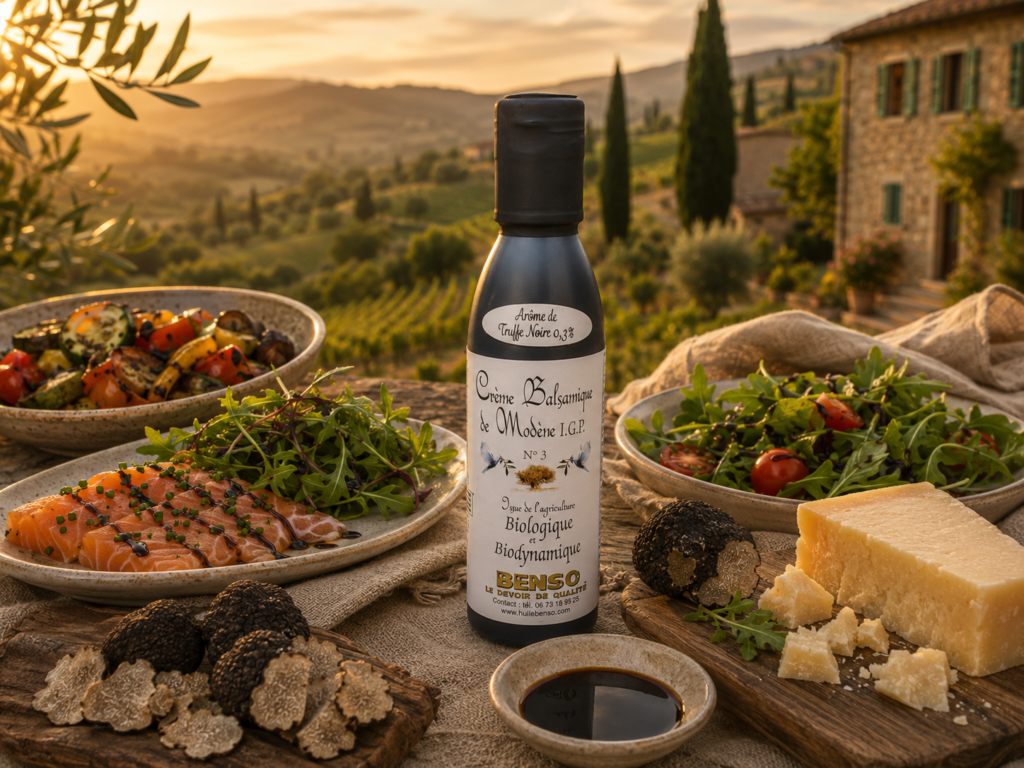 Crème balsamique bio et bio-dynamique aux truffes - 150 ml