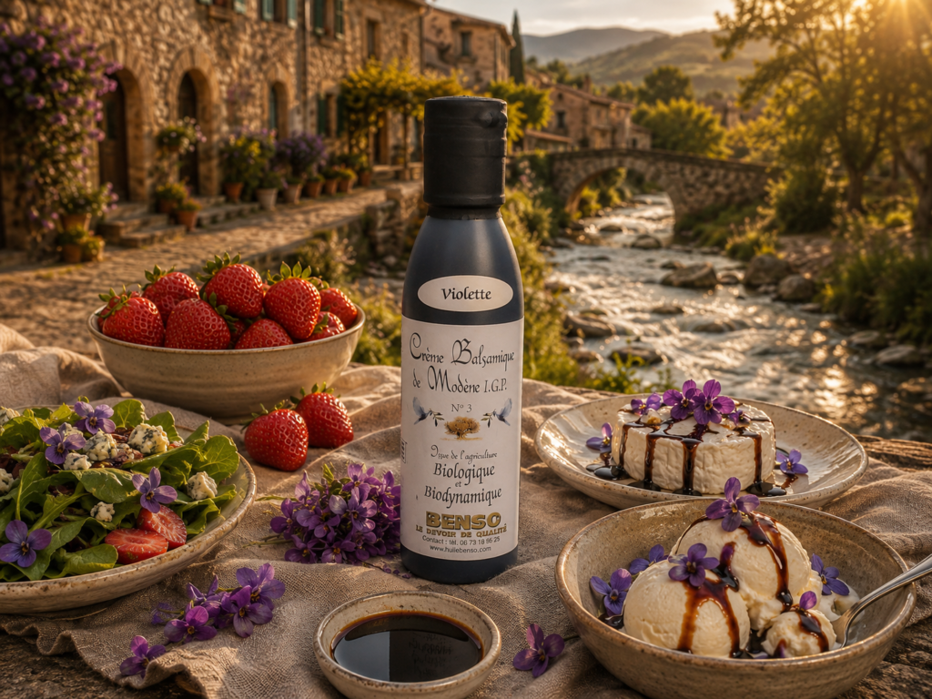 Crème balsamique bio et biodynamique à la violette - 150 ml