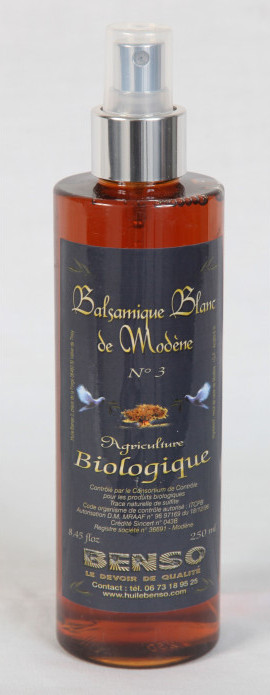 Spray vinaigre balsamique blanc de Modène - format 250 ml