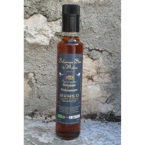 IMG_1554 Balsamique blanc de Modène biologique - 3 ans d'age - 250 ml